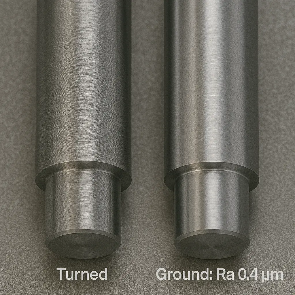 Turned vs ground finish comparison — TheSupplier